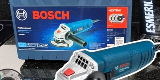 Bosch Esmerilhadeira Angular Gws 850 De 4 1/2′ 850W 220V Com Maleta