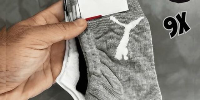 Kit 9 Pares Meias Puma Sapatilha Adulto Cano Baixo