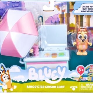 BLUEY S7 VEHICLE & FIGURE – BINGO’S ICE CREAM CART