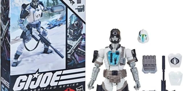 Boneco G.I. JOE Classified Series – Figura 15 cm e acessórios – Arctic B.A.T – F7728 – Hasbro