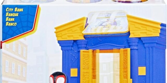 PlaySets Marvel Spidey e Seus Amigos Espetaculares na Cidade – Figura de 6 cm – Homem Aranha – F8362 – Hasbro