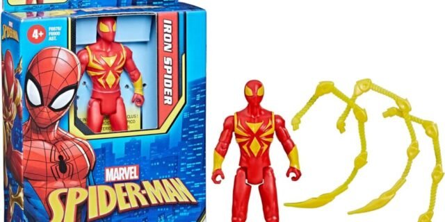 Marvel Homem-Aranha Epic Hero Series – Figura 10 cm Articulada – Aranha de Ferro – F6976 – Hasbro