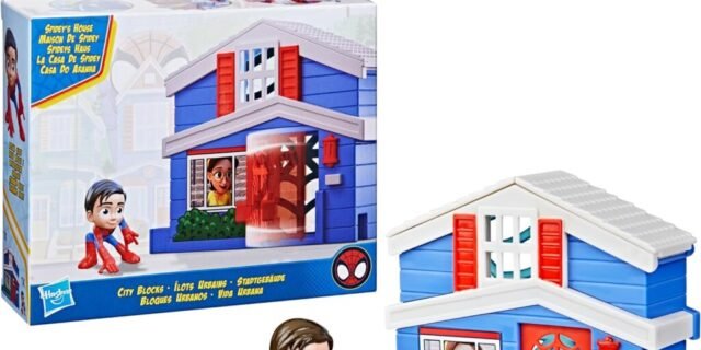 Marvel Spidey e Seus Amigos Espetaculares Vida Urbana – Kit Casa do Spidey – 6 cm