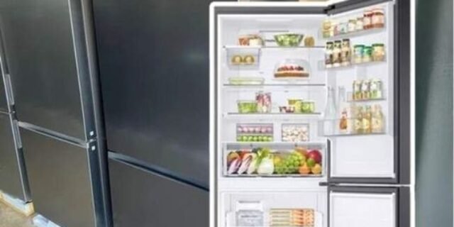 Samsung Geladeira Duplex Inverse Evolution SmartThings RB50 Black Inox 462L 220V