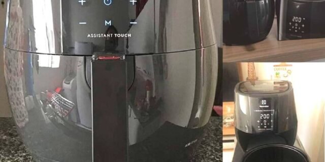 Fritadeira Elétrica sem Óleo/Air Fryer Electrolux – Digital Experience EAF20 Grafite 3,2L