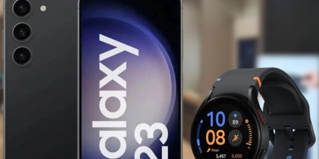 Galaxy S23 256GB + Smartwatch FE 40mm 16GB Bluetooth