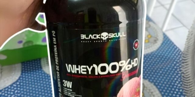 WHEY 100% HD GOURMET MORANGO 900G