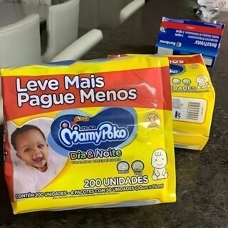 Lenço Umedecido MamyPoko Dia&Noite, 200 unidades