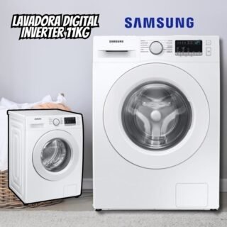 Samsung Lavadora Digital Inverter Ww11t Branca 11kg