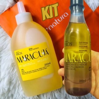 Kit Ekos Maracujá ou Pitanga Óleo Trifásico com Refil
