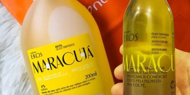 Kit Ekos Maracujá ou Pitanga Óleo Trifásico com Refil