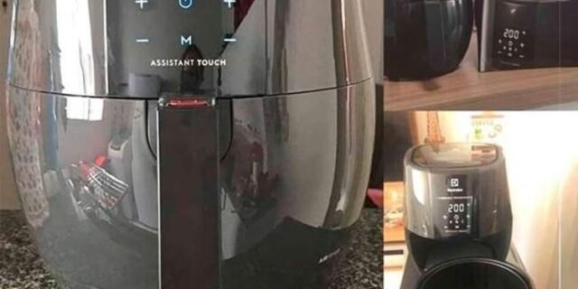 Fritadeira Elétrica sem Óleo/Air Fryer Electrolux – Digital Experience EAF20 Grafite 3,2L