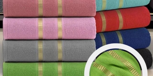 Kit 5 Toalha De Rosto Luxo Casa Laura Enxovais 40×70 Grossa