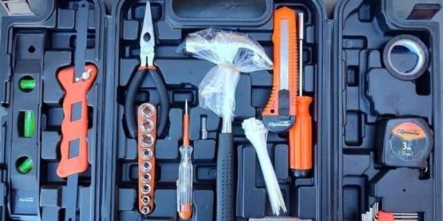 Sparta Maleta de ferramentas kit com 165 peças