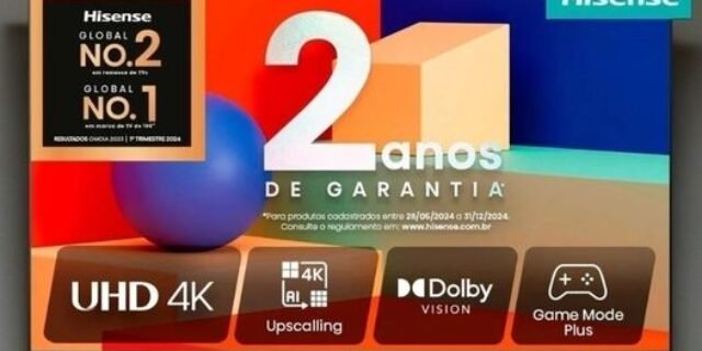 Hisense Smart TV UHD 4K 65 Polegadas 65A6K