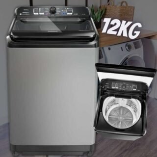 Lavadora de Roupas Panasonic NA-F120B1 – 12Kg Cesto Inox