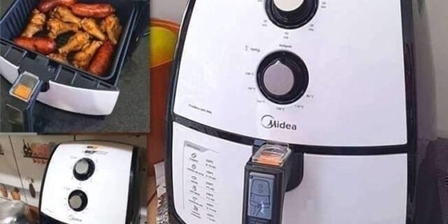 Fritadeira Sem Óleo Midea 4l Branca 110V