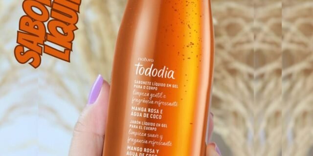 Sabonete Líquido em Gel Tododia Manga Rosa e Água de Coco 300ml