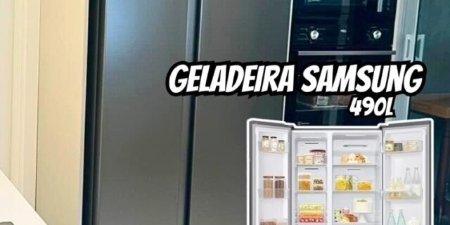 Geladeira Samsung Side By Side RS52 com All Around Cooling™ 490L Inox Look 127V