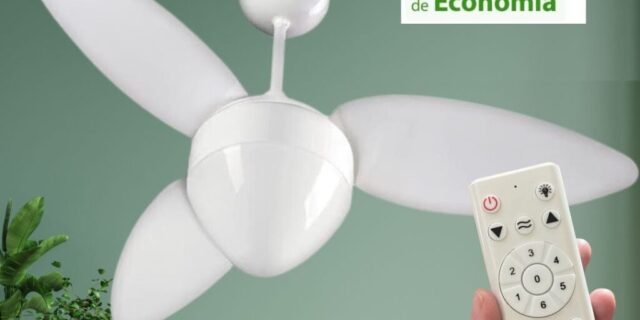 Ventisol Ventilador de teto aires INVERTER com controle remoto bivolt