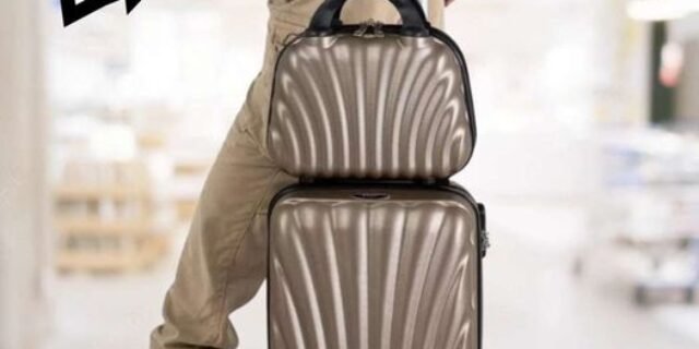 Mala de bordo Champagne PP com Frasqueira Dizy Swiss Move