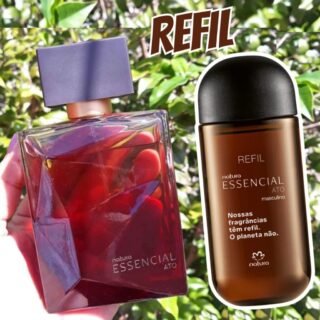 Refil Desodorante Perfume Essencial Ato Masculino 100ml