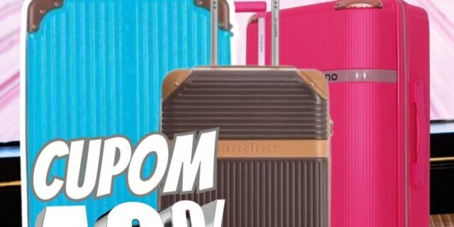 40% de desconto em Malas