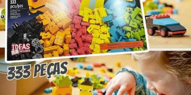 LEGO® Classic Diversão Néon Criativa 11027; Conjunto de Construção (333 Peças)