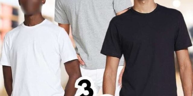 Kit Com 3 Camisetas Masculinas Básicas – Hering