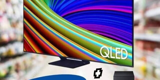 Samsung Combo Smart TV 55″ QLED 4K 55Q65D 2024 + Soundbar HW-B550/ZD