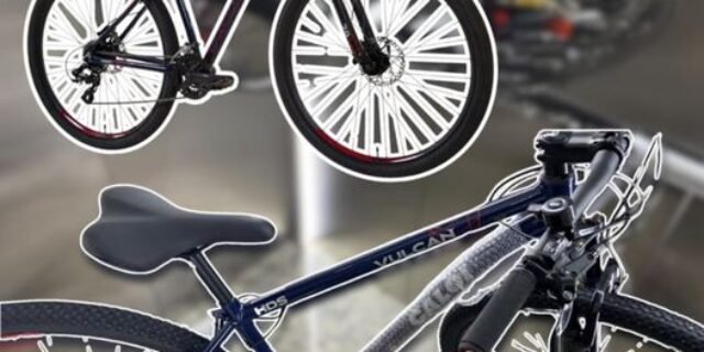 Bicicleta Caloi Vulcan HDS Branca | Suspensão Dianteira e Freio a Disco Hidráulico