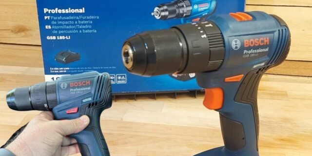 Furadeira Parafusadeira Impacto 18V Bosch GSB185LI-1B Sem Fio, 1 bateria