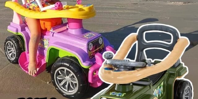 Carrinho de Passeio Infantil Jip Jip – com Empurrador Maral
