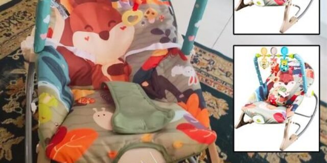 Maxi Baby Cadeira de Descanso e Balanço Bebê Musical Funtime (Baxter (Esquilo))