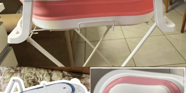 Banheira Retratil Portátil Dobrável Infantil com Termometro Digital