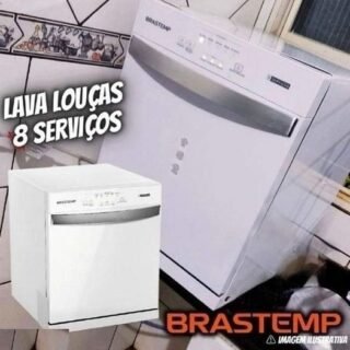 Lava-louças Brastemp 8 Serviços Blf08 Branca