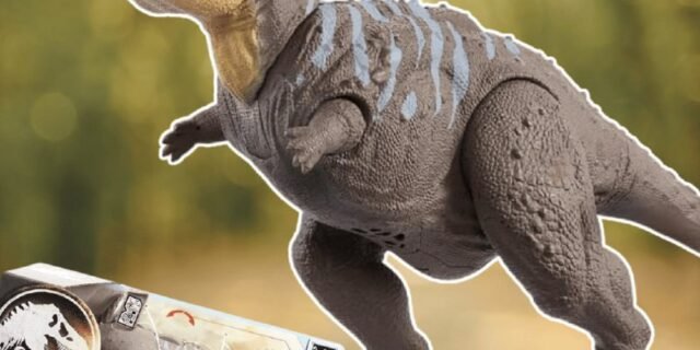 Jurassic World Dinossauro Rugido Selvagem Ekrixinatosaurus, Possibilita Movimentação e Conexão com Jogo de Realidade Aumentada