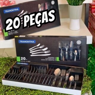 Faqueiro Tramontina Inox 20 Peças – Búzios