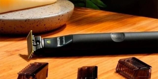 Aparador De Pelos Philips Oneblade Qp1424/10 Bivolt