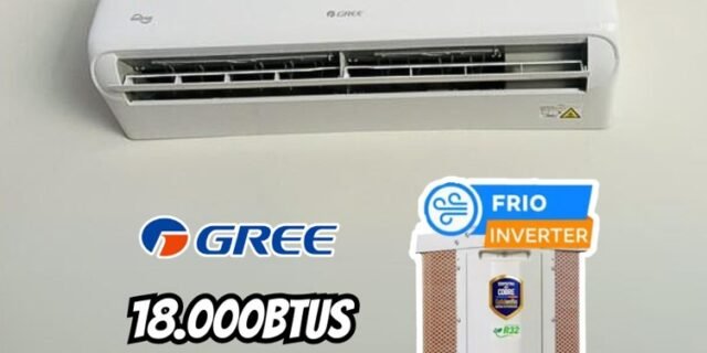 Ar-condicionado Split Gree Inverter 18.000 BTUs Frio Wi-Fi G-Top
