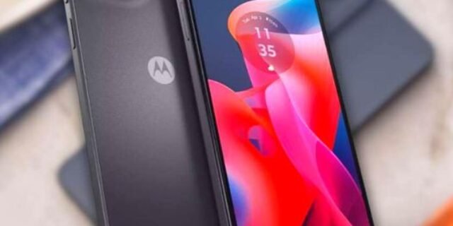 Smartphone Motorola Moto G24 Grafite com 256GB, 8GB RAM Boost