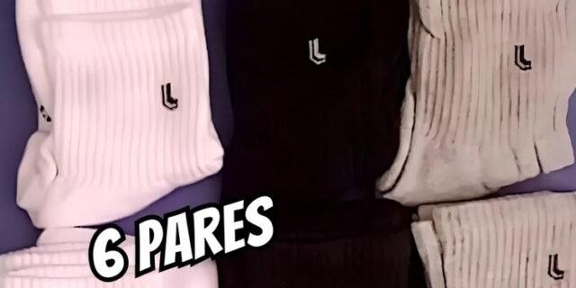 Kit 6 Pares Meia Lupo Cano Médio Masculina