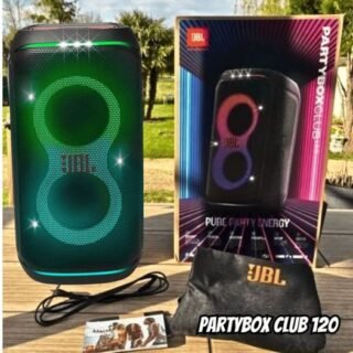 Caixa de Som Acústica JBL PartyBox CLUB 120, Bluetooth, 160W RMS