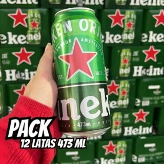 Pack Heineken Cerveja Pilsen – 12 Latas de 473ml