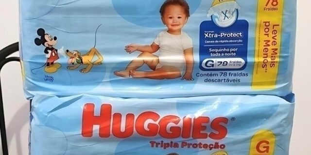 Huggies Fralda Tripla Proteção G 78 Un