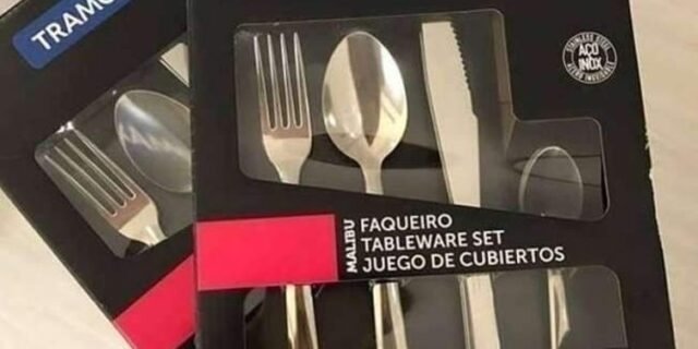 Faqueiro Malibu, 24 peças, Inox, Tramontina