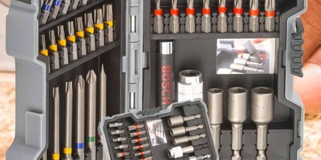 Kit de pontas e soquetes Bosch para parafusar com 43 peças