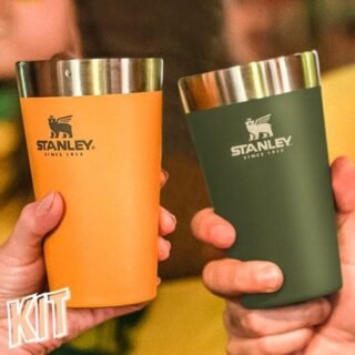 Gift Set Copos sem Tampa Forest Green e Saffron | 473ML