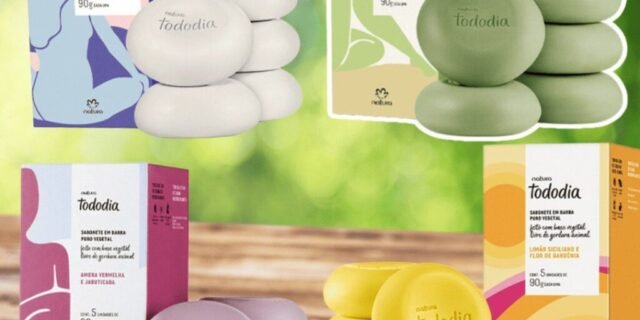 Kit Sabonetes em Barra Tododia (4 caixas) de 5 un