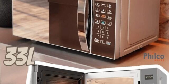 Micro-ondas 33L Philco PMO38S Limpa Fácil 1400W 127V